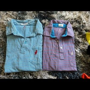 Set of Johnnie-O Polos size 12